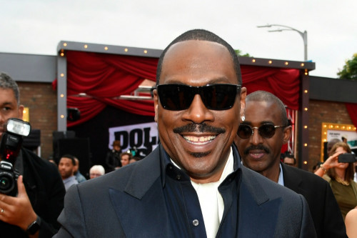 Eddie Murphy wasn't present when an accident happened on the set of his new movie